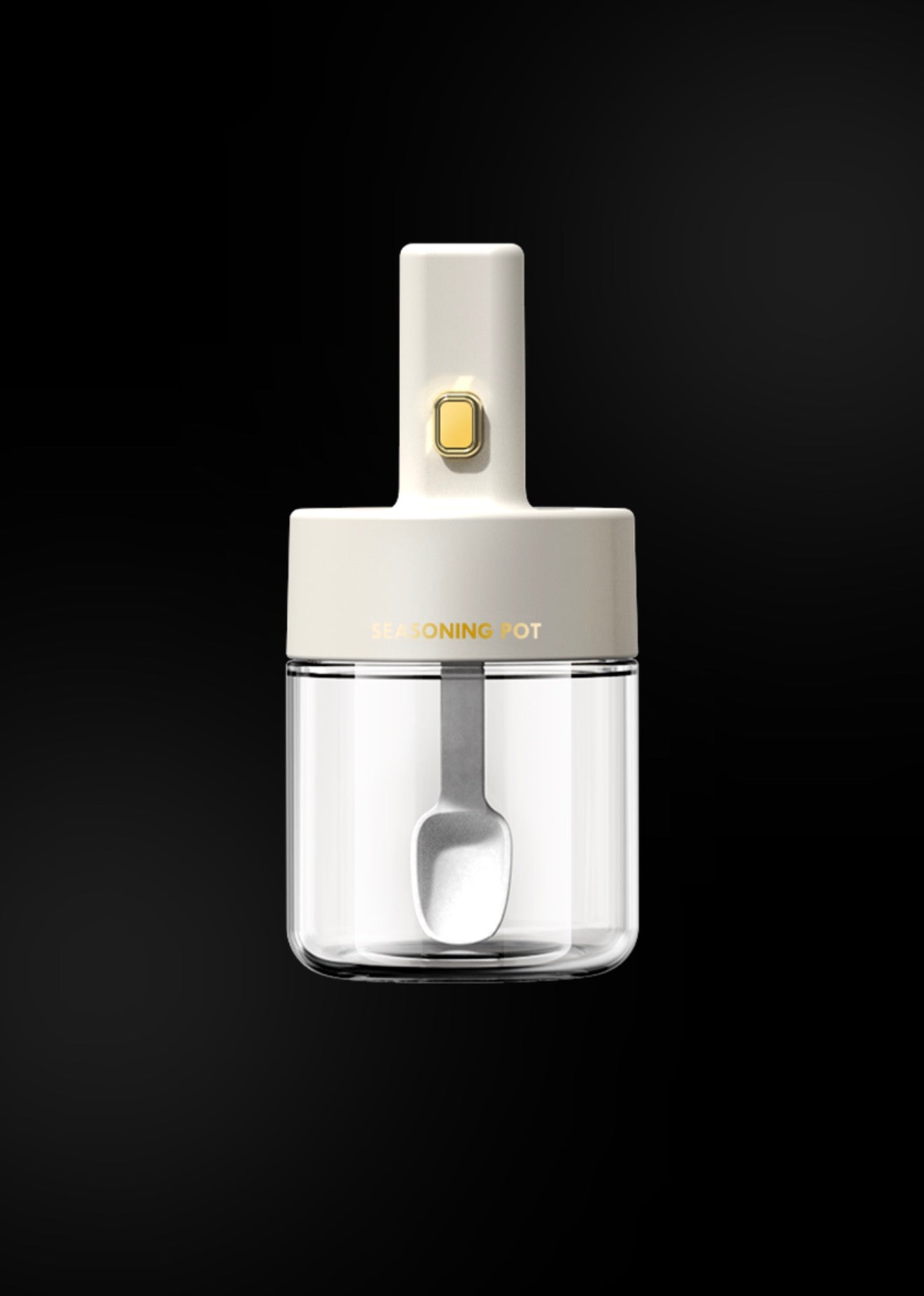 Spices Jar With Label And Scoop